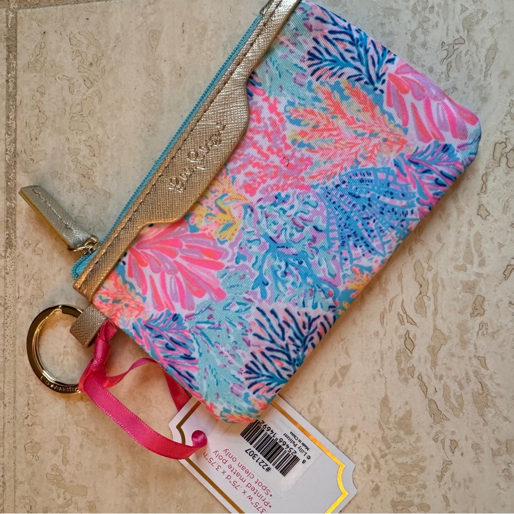 NWT Lilly Pulitzer ID/keychain wallet